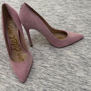 Sam Edelman Women's Pink Suede Heels